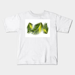 Palm leaves tropical design Kids T-Shirt